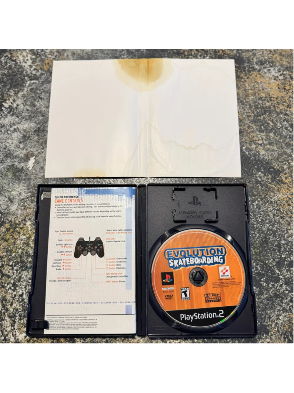 Evolution Skateboarding PS2 PlayStation 2 CIB Complete Manual Tested Konami